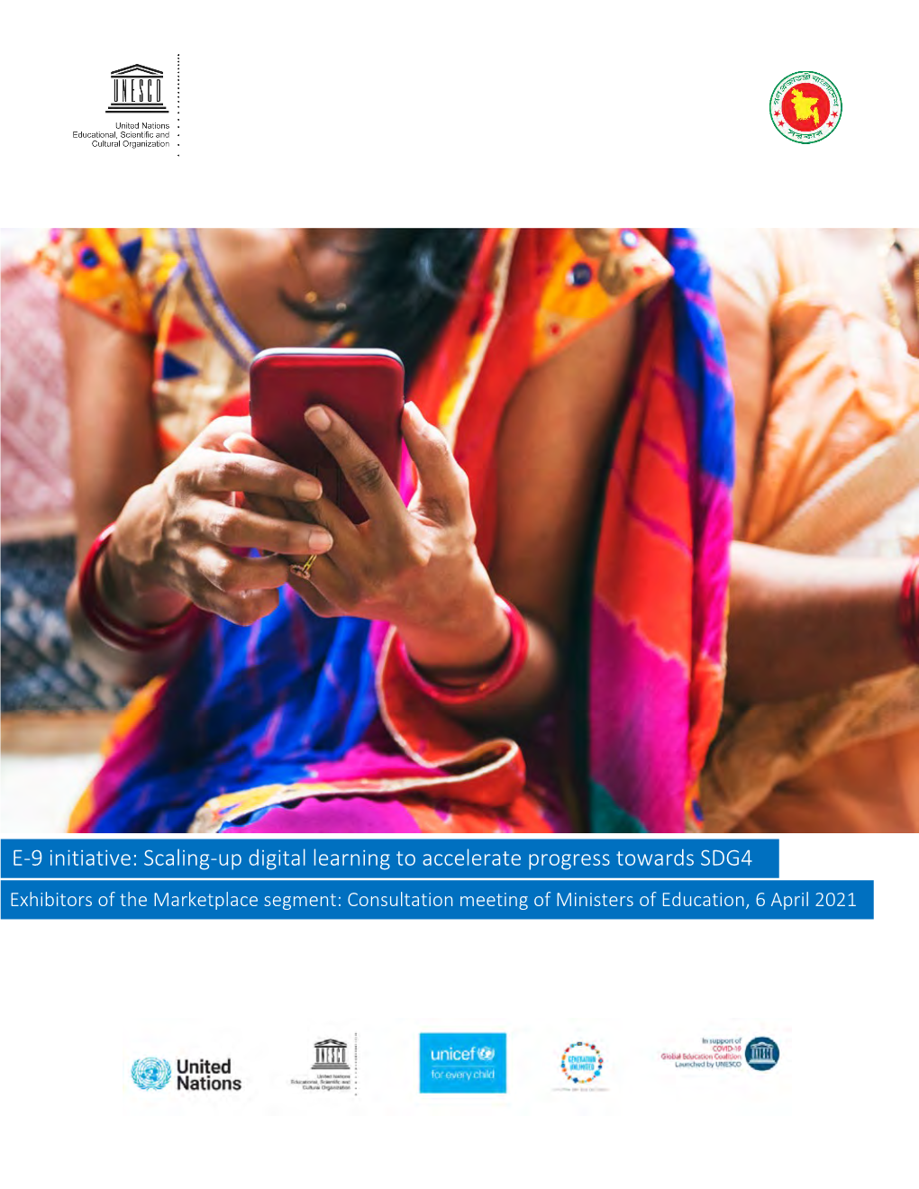 E-9 Initiative: Scaling-Up Digital Learning to Accelerate Progress Towards SDG4