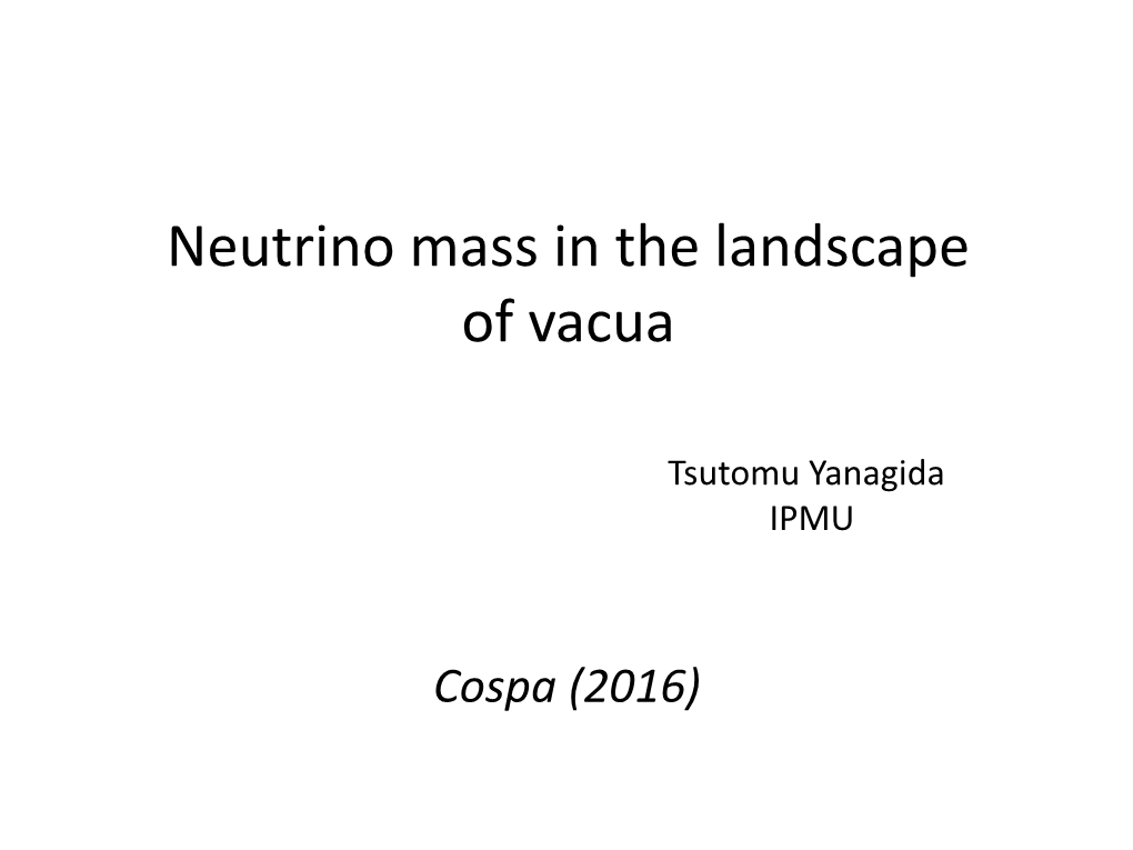 Neutrino Mass Cospa.Pdf