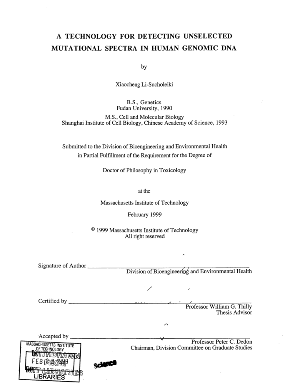 A Technology for Detecting Unselected Mutational Spectra in Human Genomic Dna