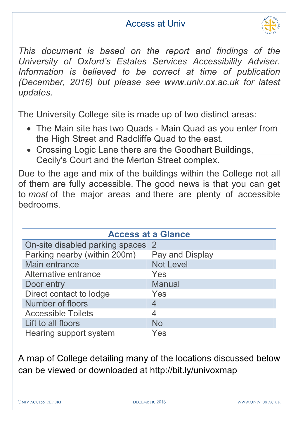 Access at Univ This Document Is Based on the Report and Findings Of