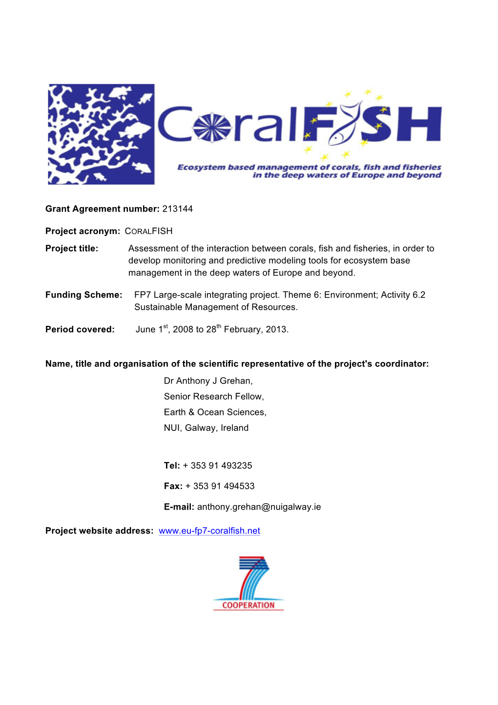 Assessment of the Interaction Between Corals, Fish