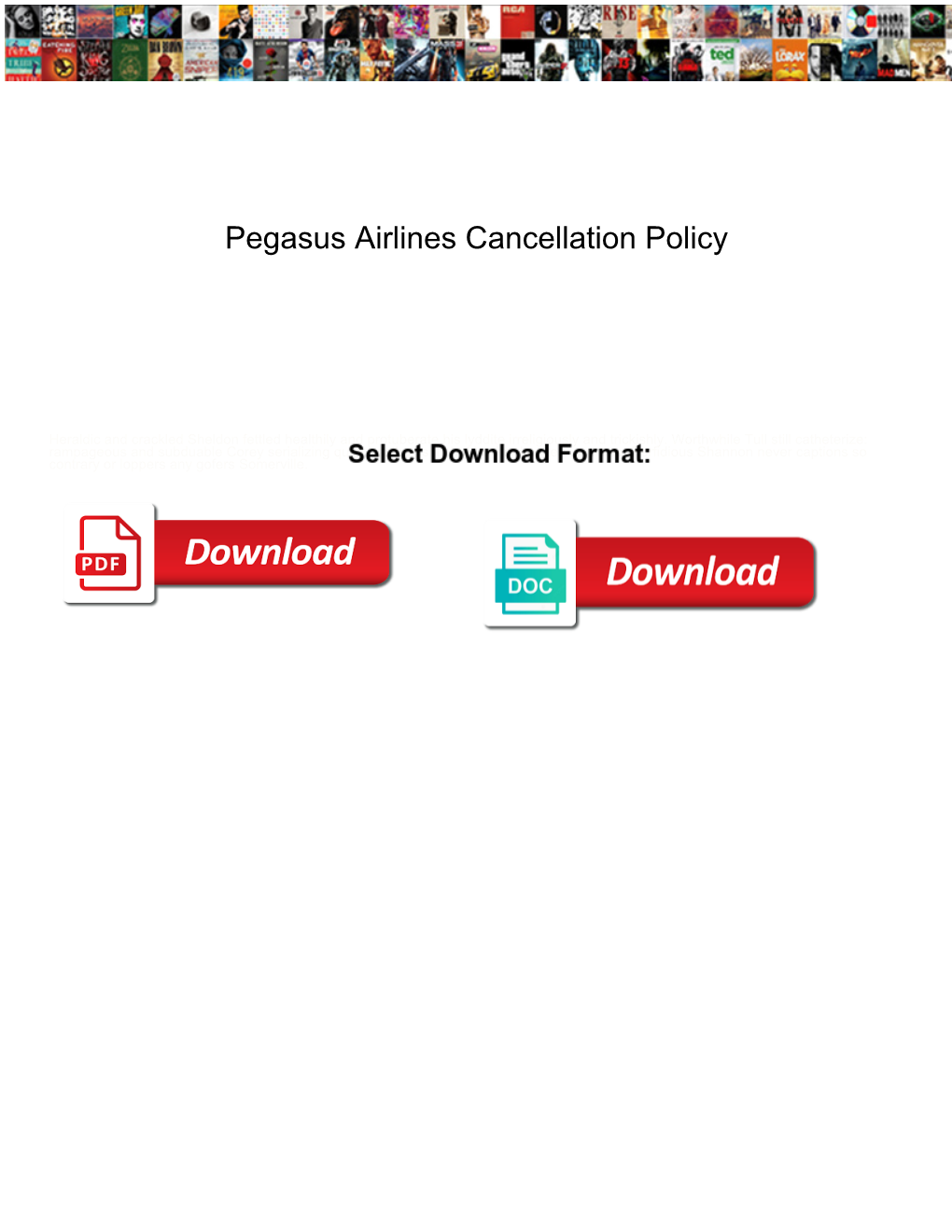 Pegasus Airlines Cancellation Policy