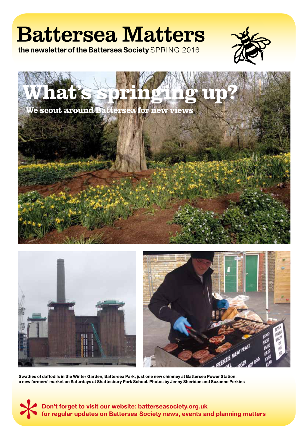 Battersea Matters the Newsletter of the Battersea Society SPRING 2016