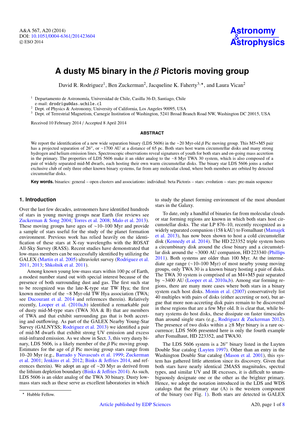 A Dusty M5 Binary in the Β Pictoris Moving Group