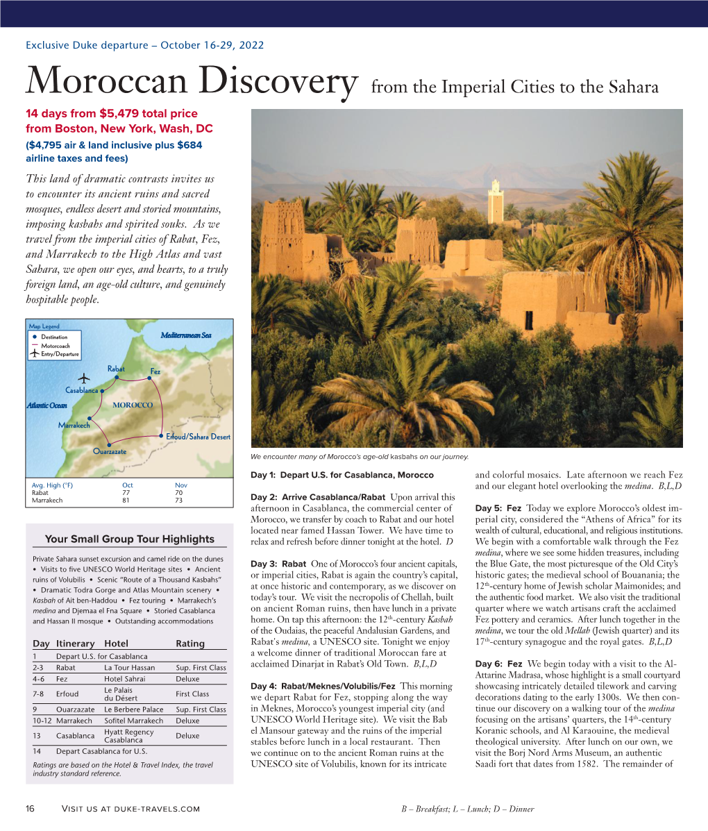 Moroccan Discovery