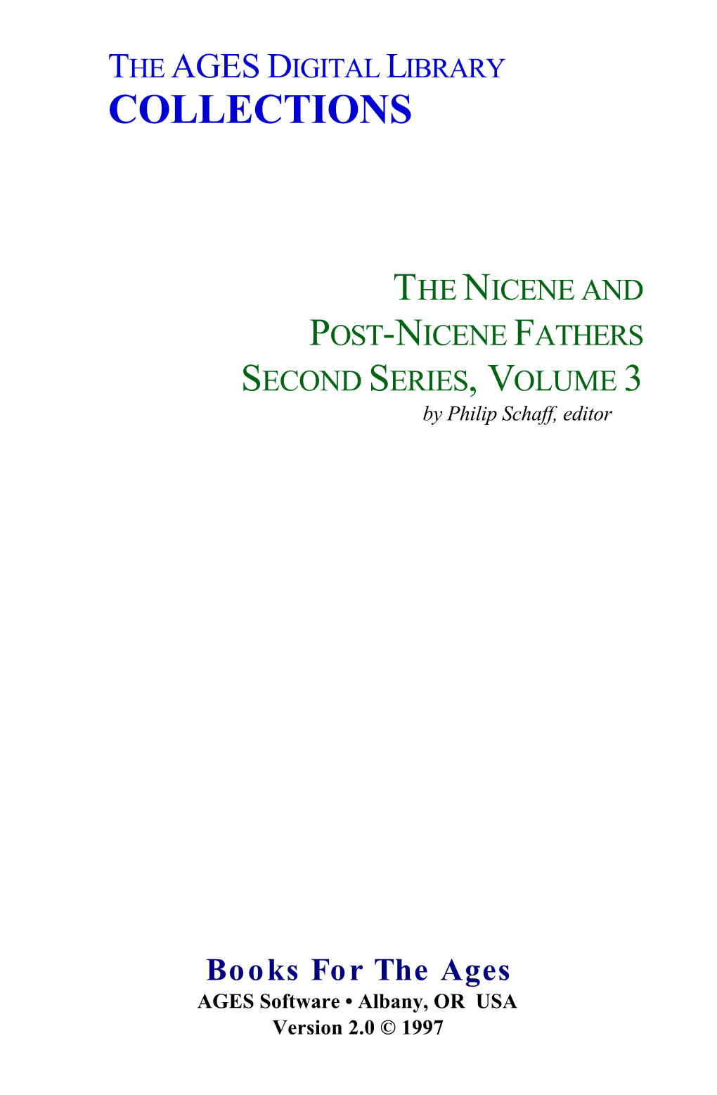 Fathers, Nicene & Post-Nicene, S.2, V.3 (27)