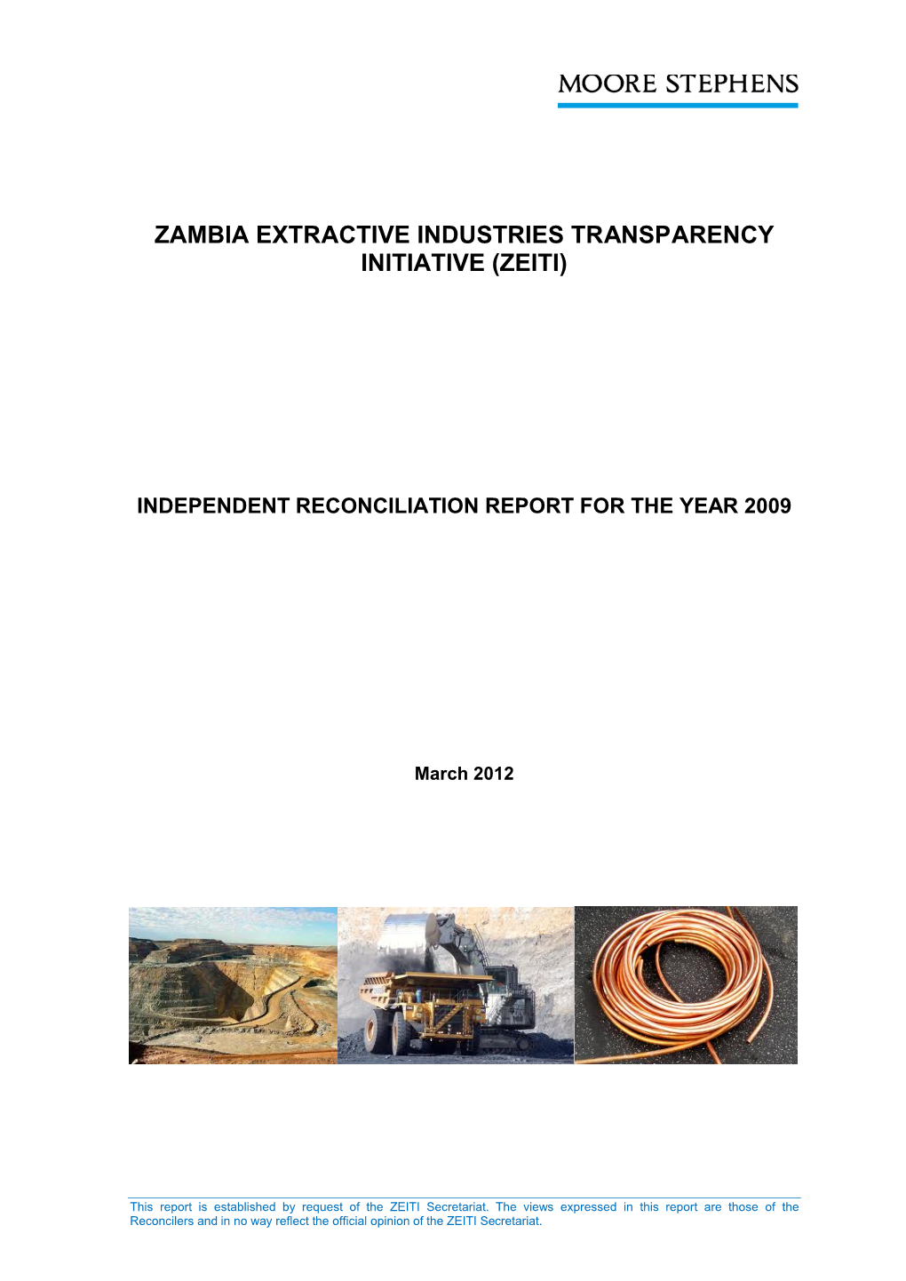 Zambia Extractive Industries Transparency Initiative (Zeiti)