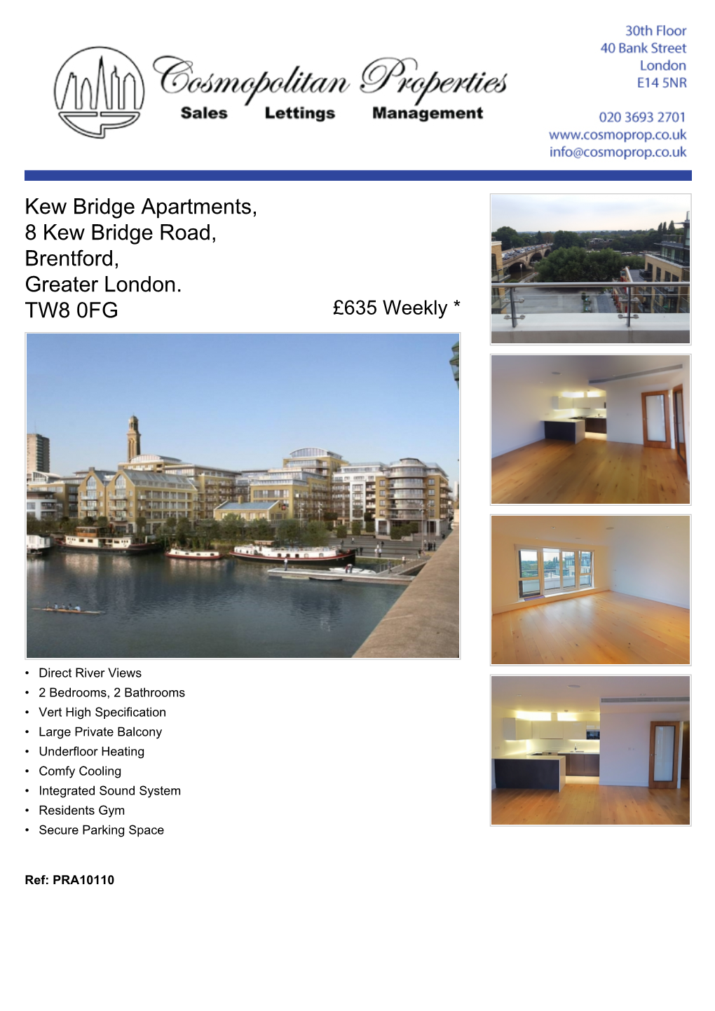 Kew Bridge Apartments, 8 Kew Bridge Road, Brentford, Greater London