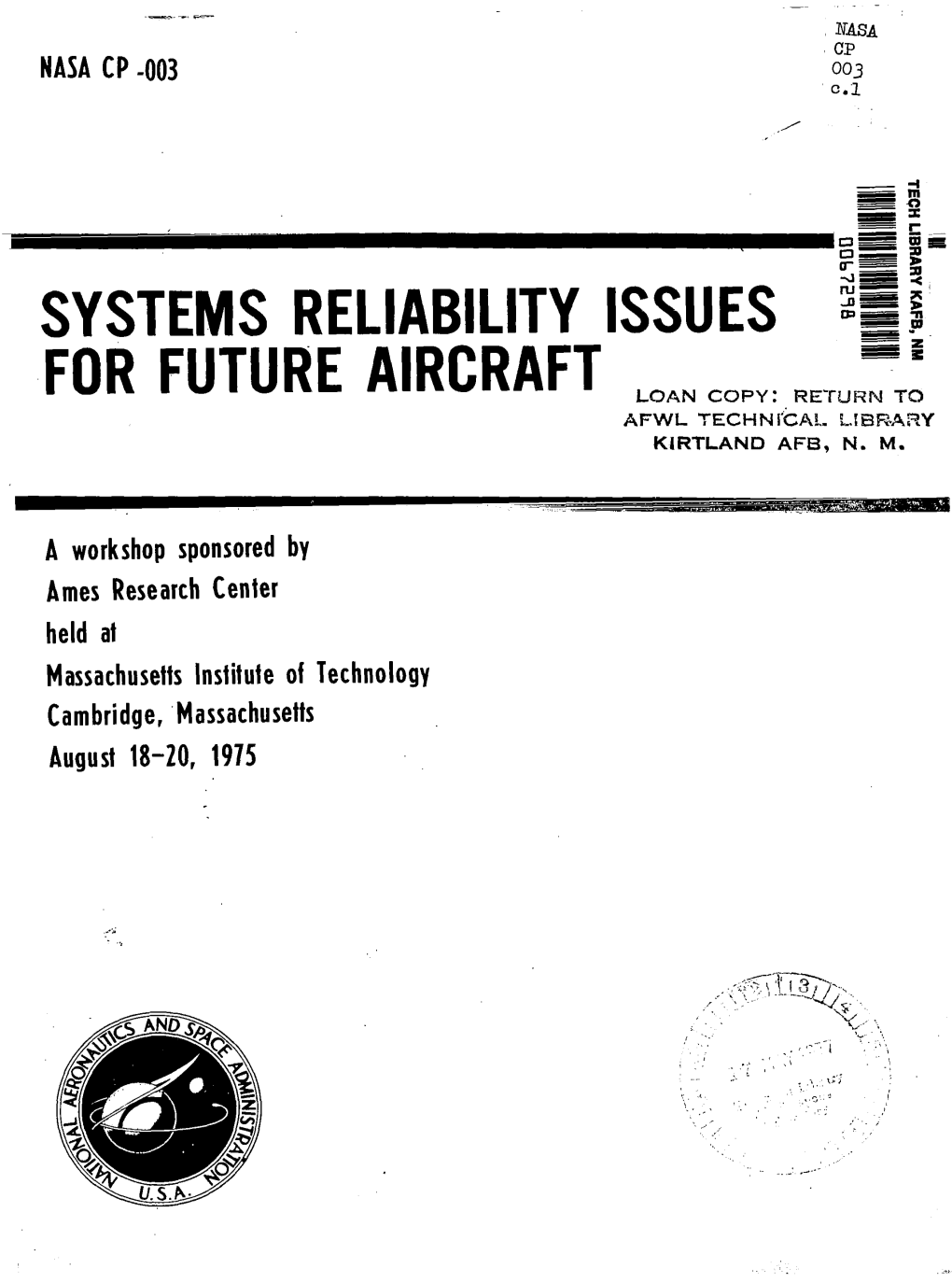 Systems Reliability Issues ----111- "-B