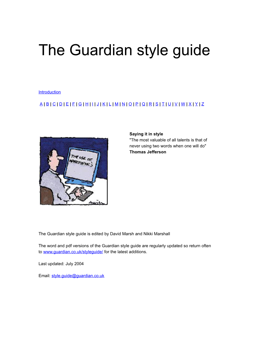 Ardian Style Guide