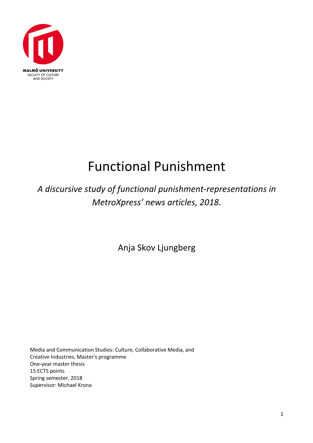 Functional Punishment