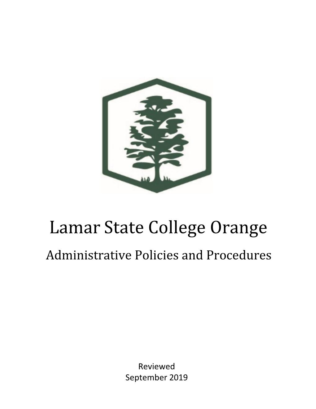 Administrative Policies and Procedures