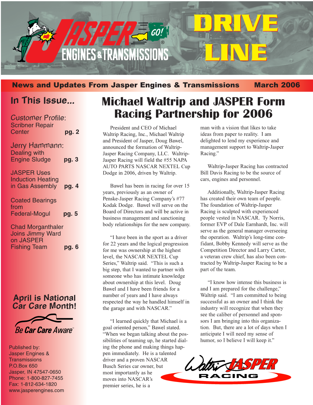 March 2006 in This Issue