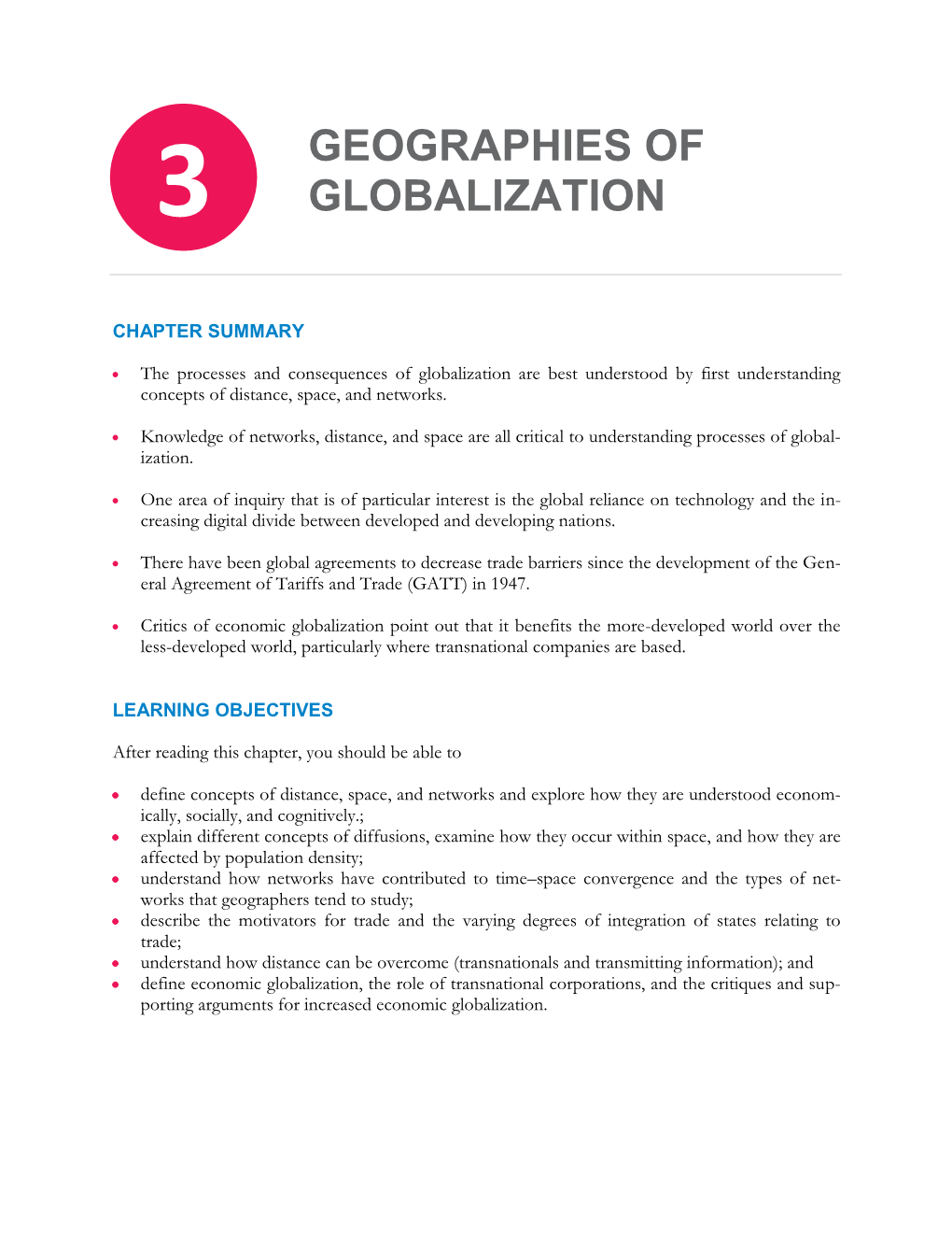 3 Geographies of Globalization
