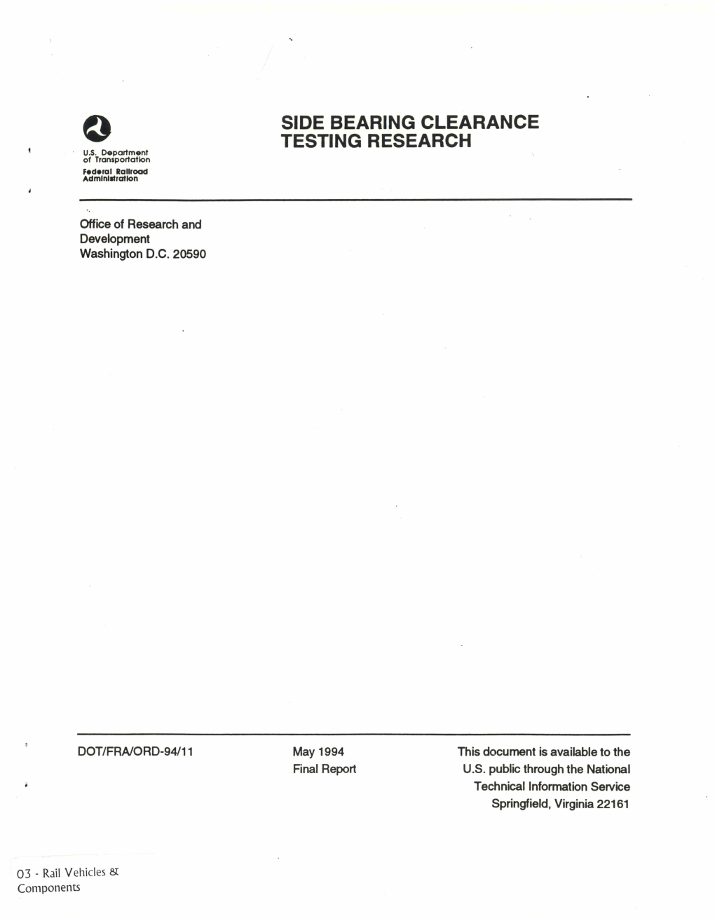 1994 Side Bearing Clearance Testing Research.Pdf