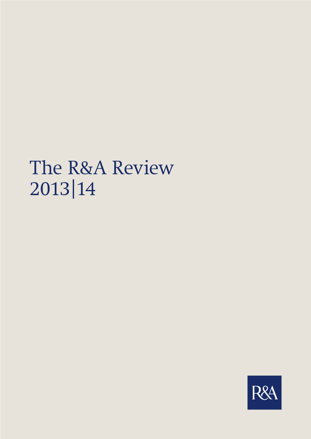 The R&A Review 2013|14