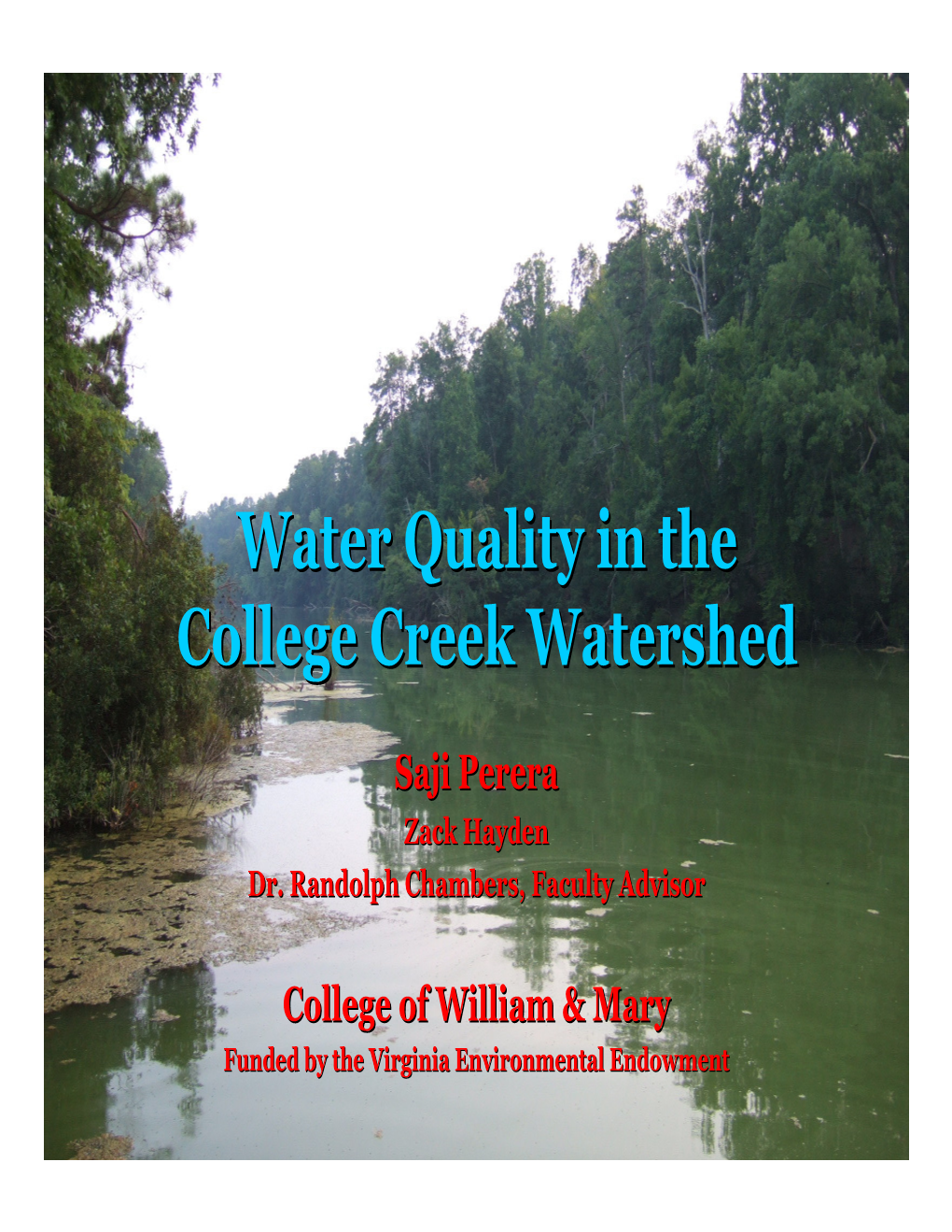 College Creek Watershed
