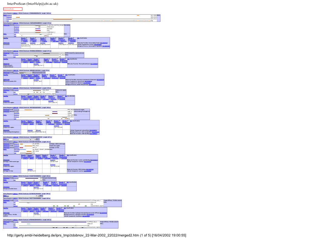 Interproscan (Interhelp@Ebi.Ac.Uk)