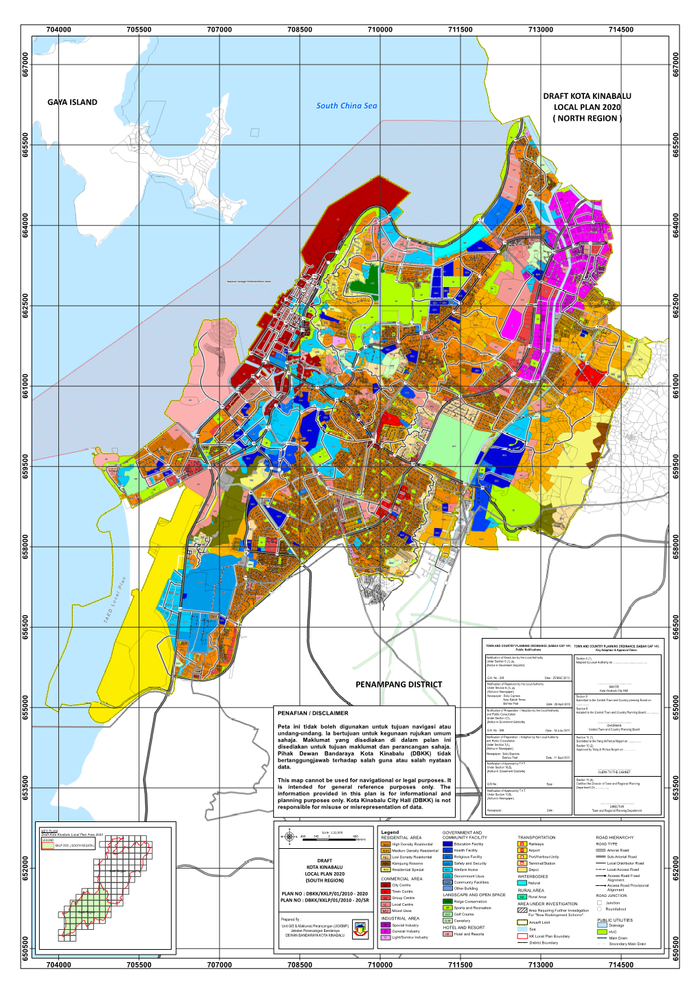 Draft Kota Kinabalu Local Plan 2020 ( North Region )