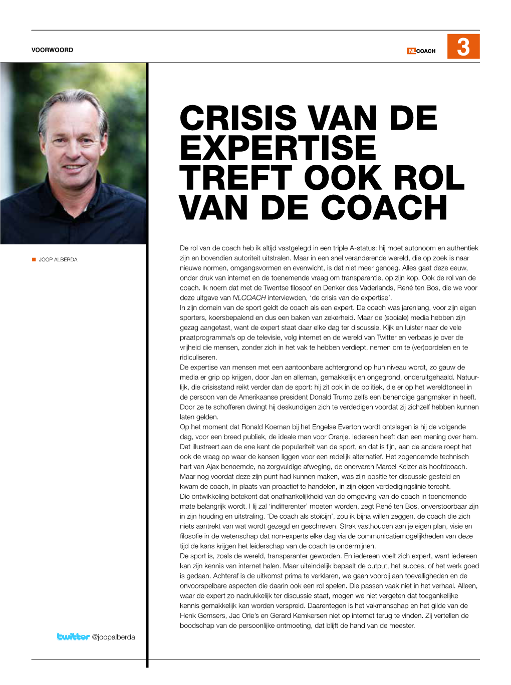 Crisis Van De Expertise Treft Ook Rol Van De Coach