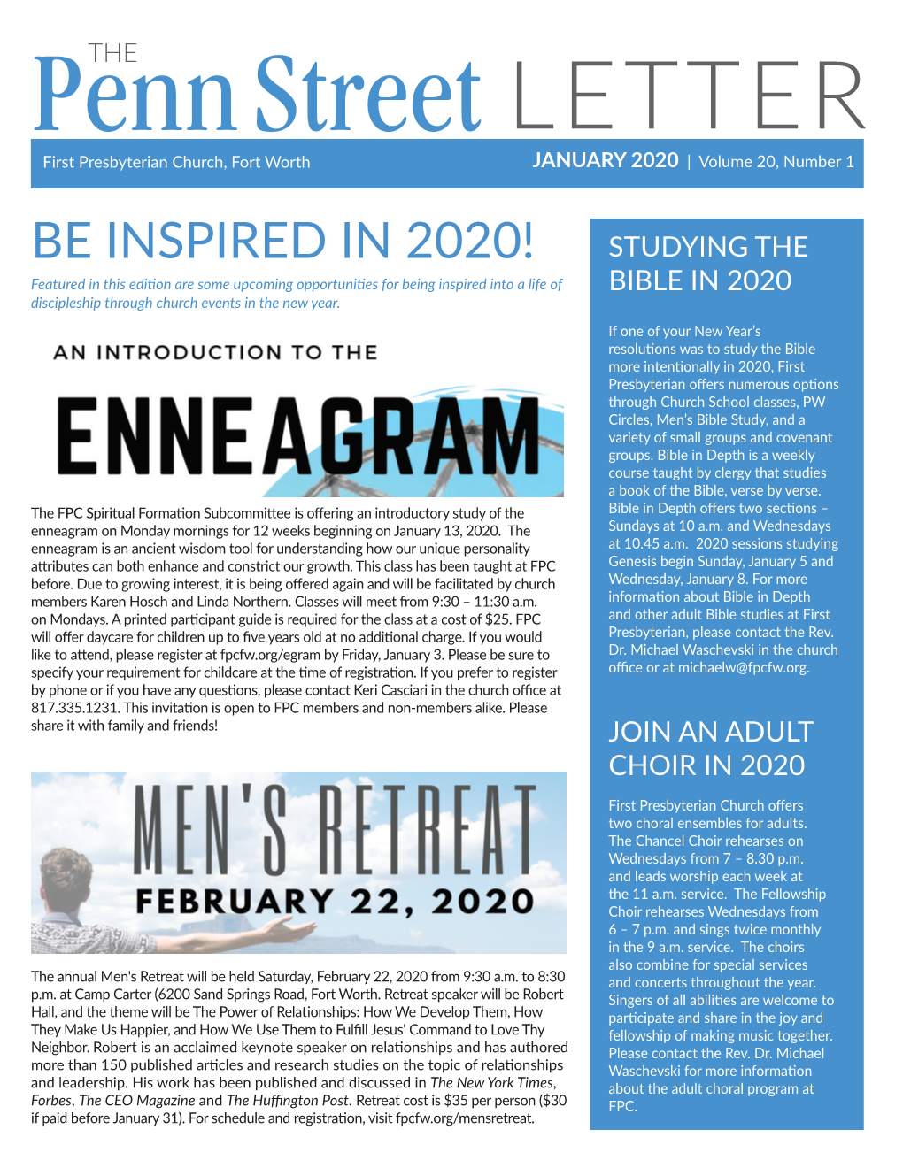 Be Inspired in 2020!