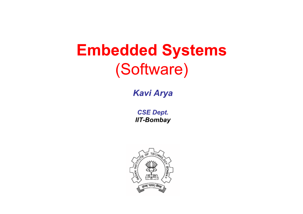 Embedded Systems (Software)