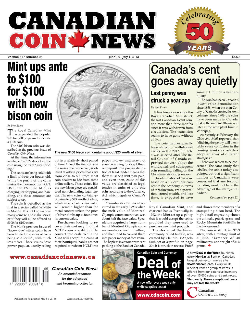 COIN NEWS CANADIAN Numismatic