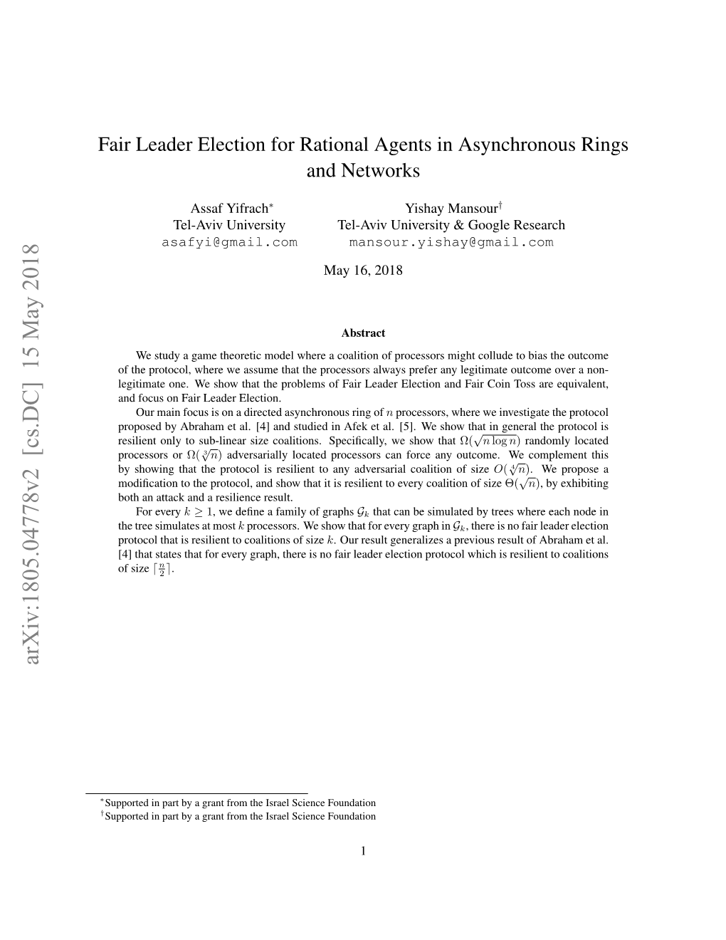 Fair Leader Election for Rational Agents in Asynchronous Rings and Networks