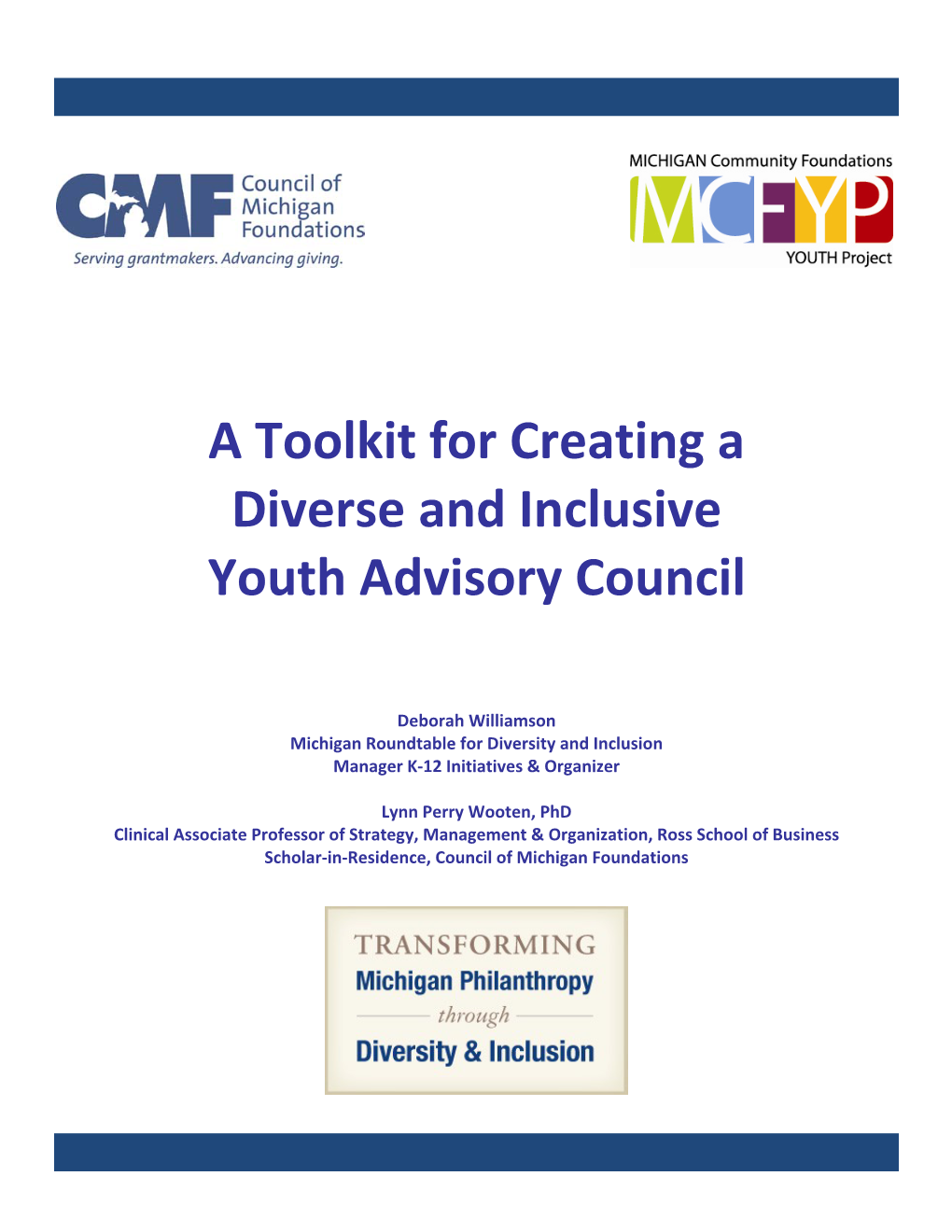 A Toolkit for Creating a Diverse and Inclusive Youth Advisory Council