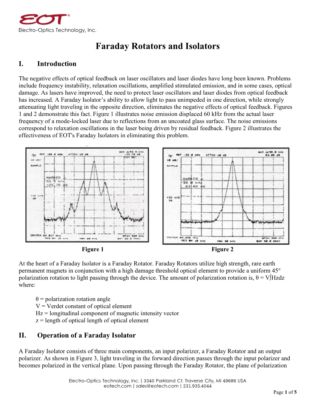 Faraday Rotators and Isolators