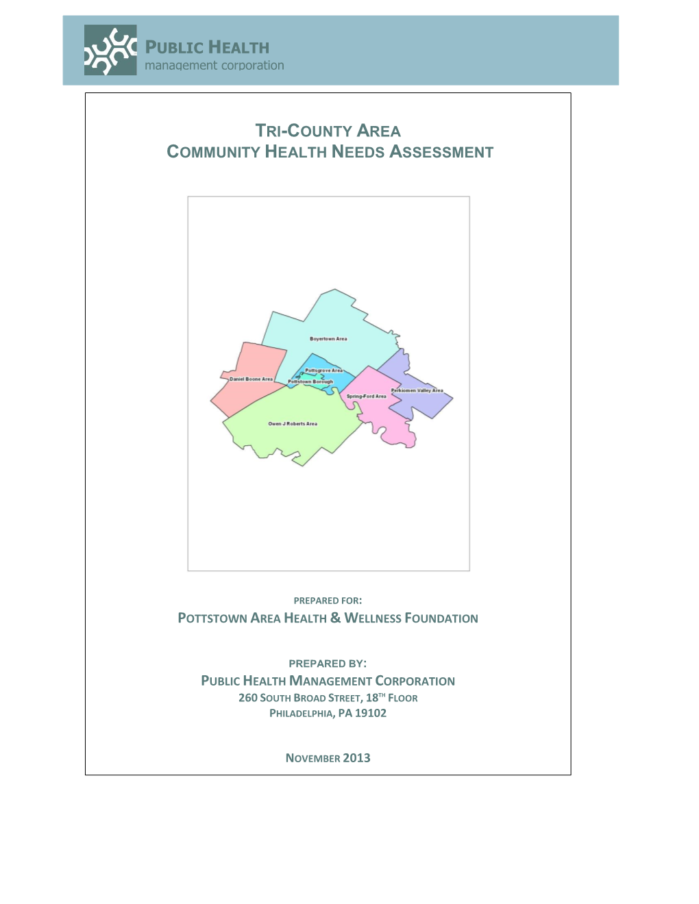 Tricounty Area Community Health Needs Assessment