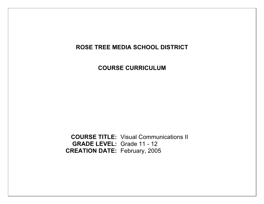 Rose Tree Media School District s12