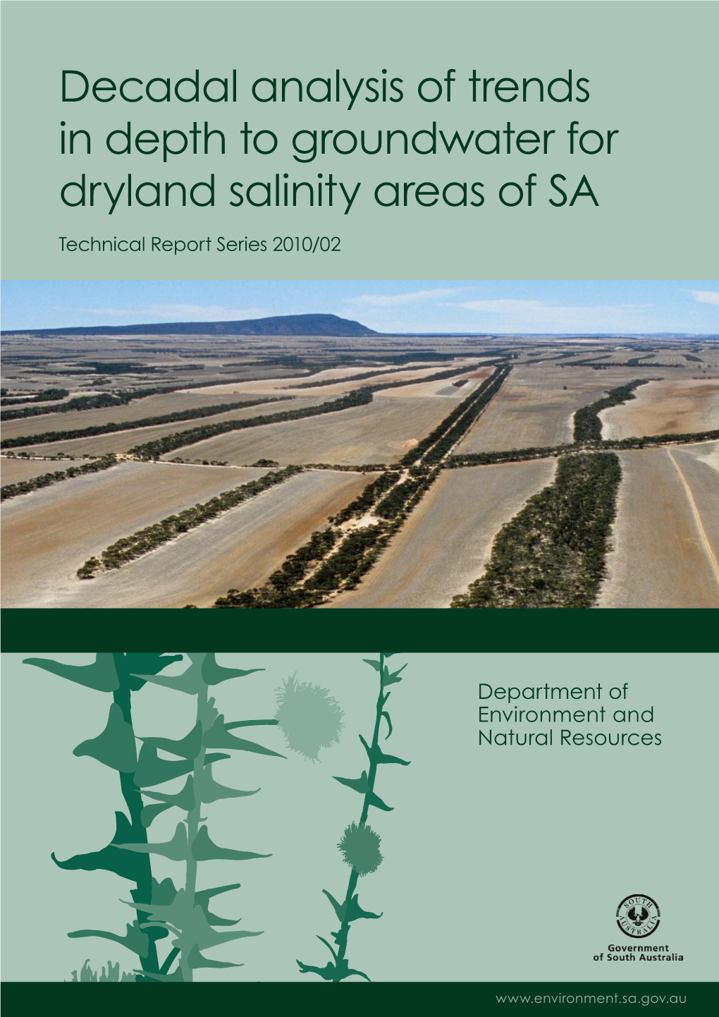 Decadal Analysis of Trends in Depth to Groundwater for Dryland Salinity Areas of SA