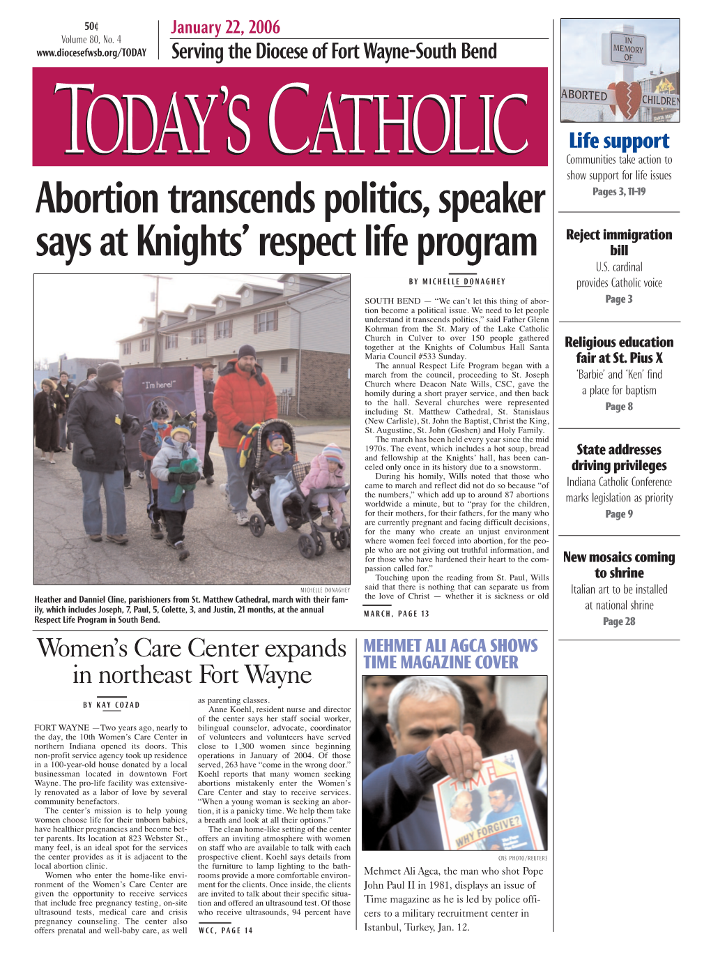 Abortion Transcends Politics, Speaker Says at Knights' Respect Life Program