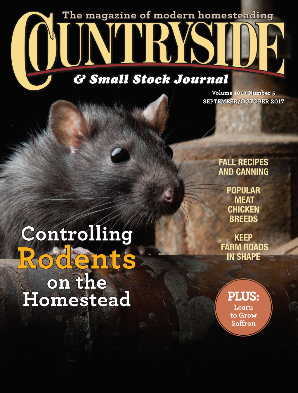 Rodents in SHAPE on the PLUS: Homestead Learn to Grow Saffron HUNTING SEASON IS HERE!