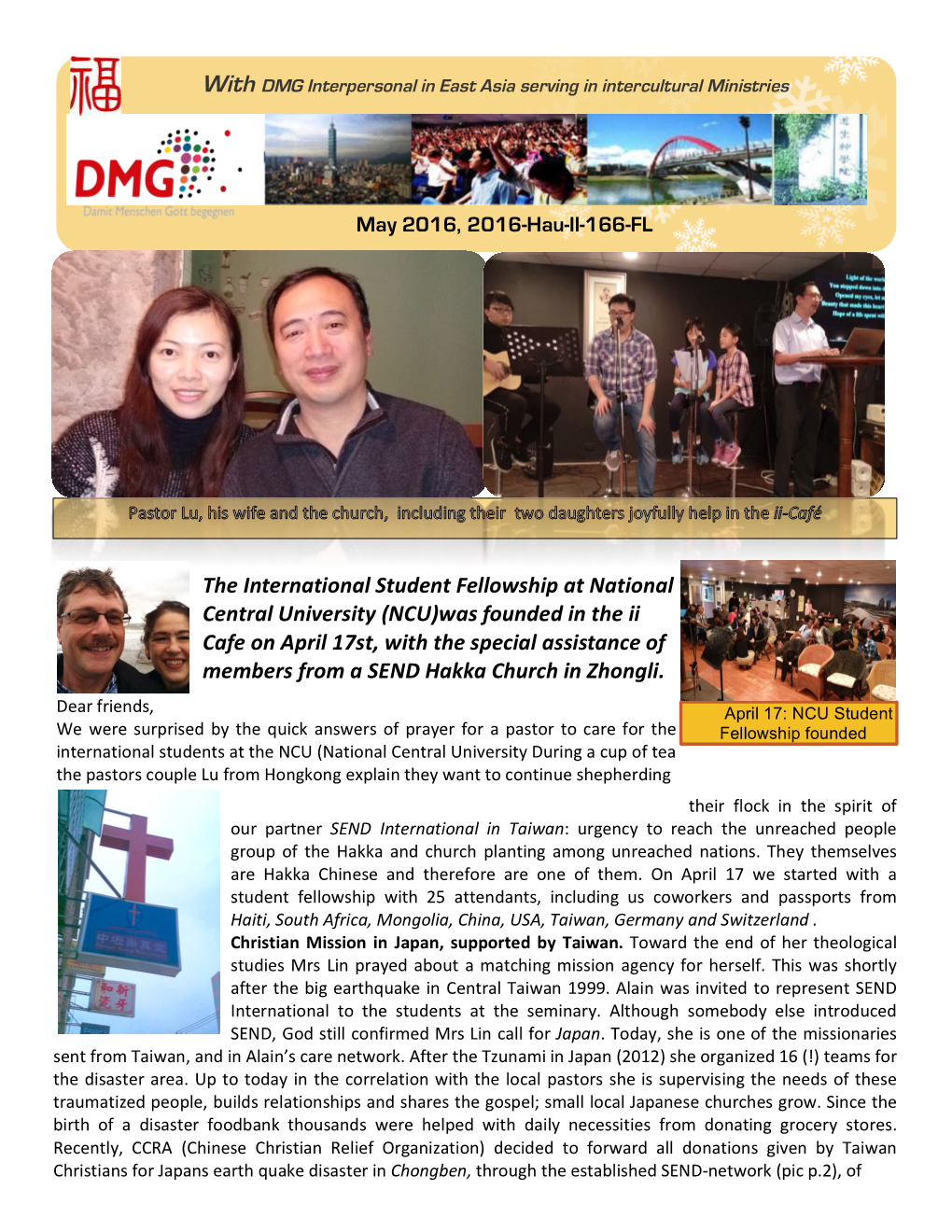 The International Student Fellowship at National