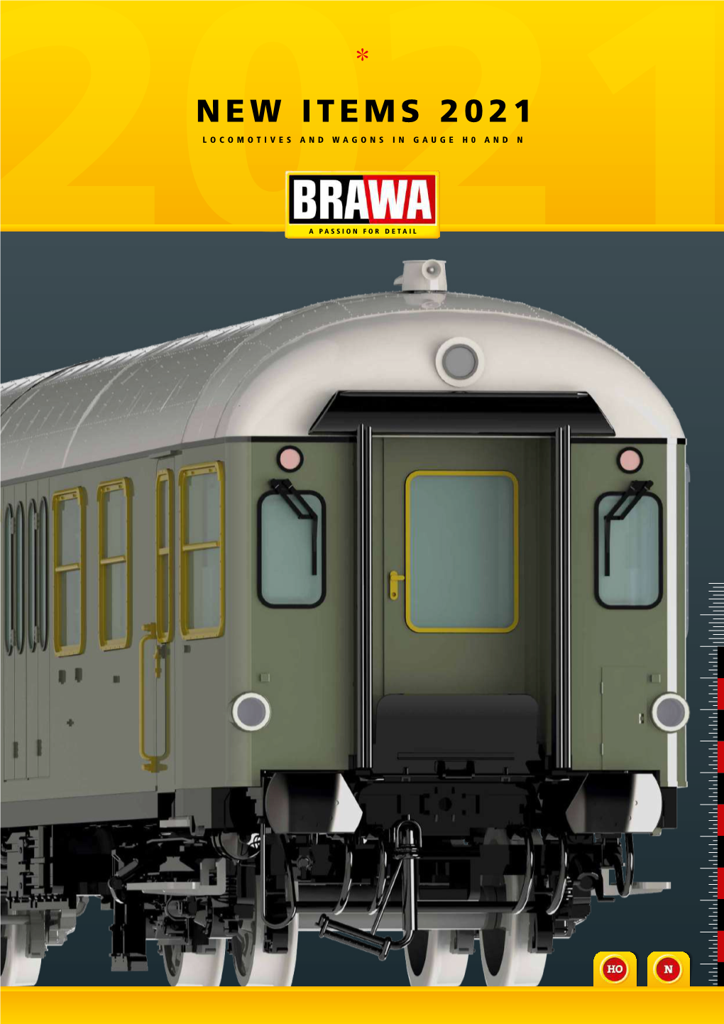 New Items 2021 Locomotives and Wagons in Gauge H0 and N