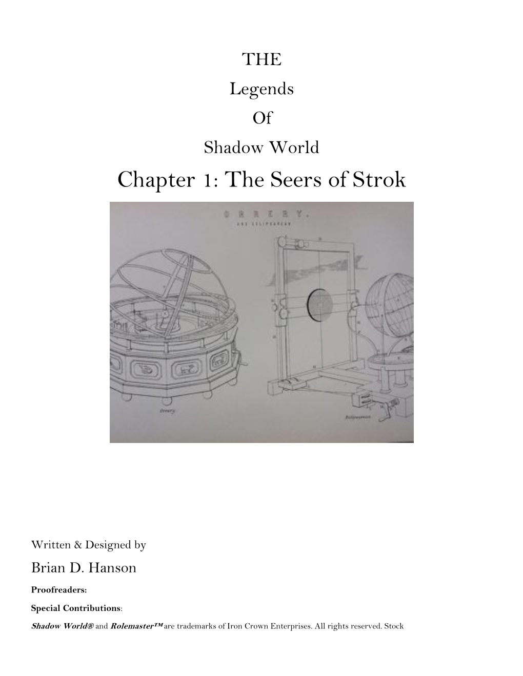 Chapter 1: the Seers of Strok