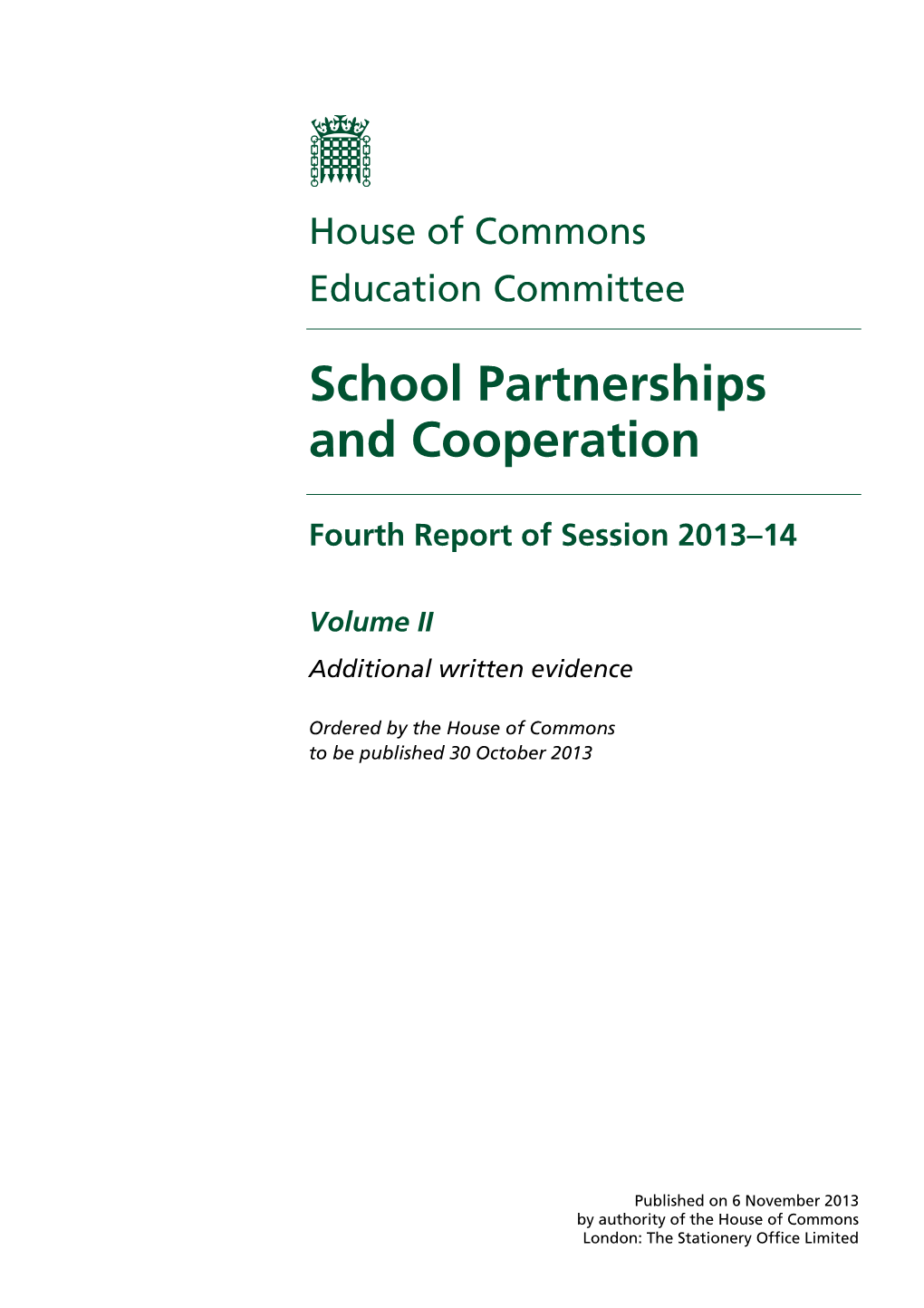 School Partnerships and Cooperation