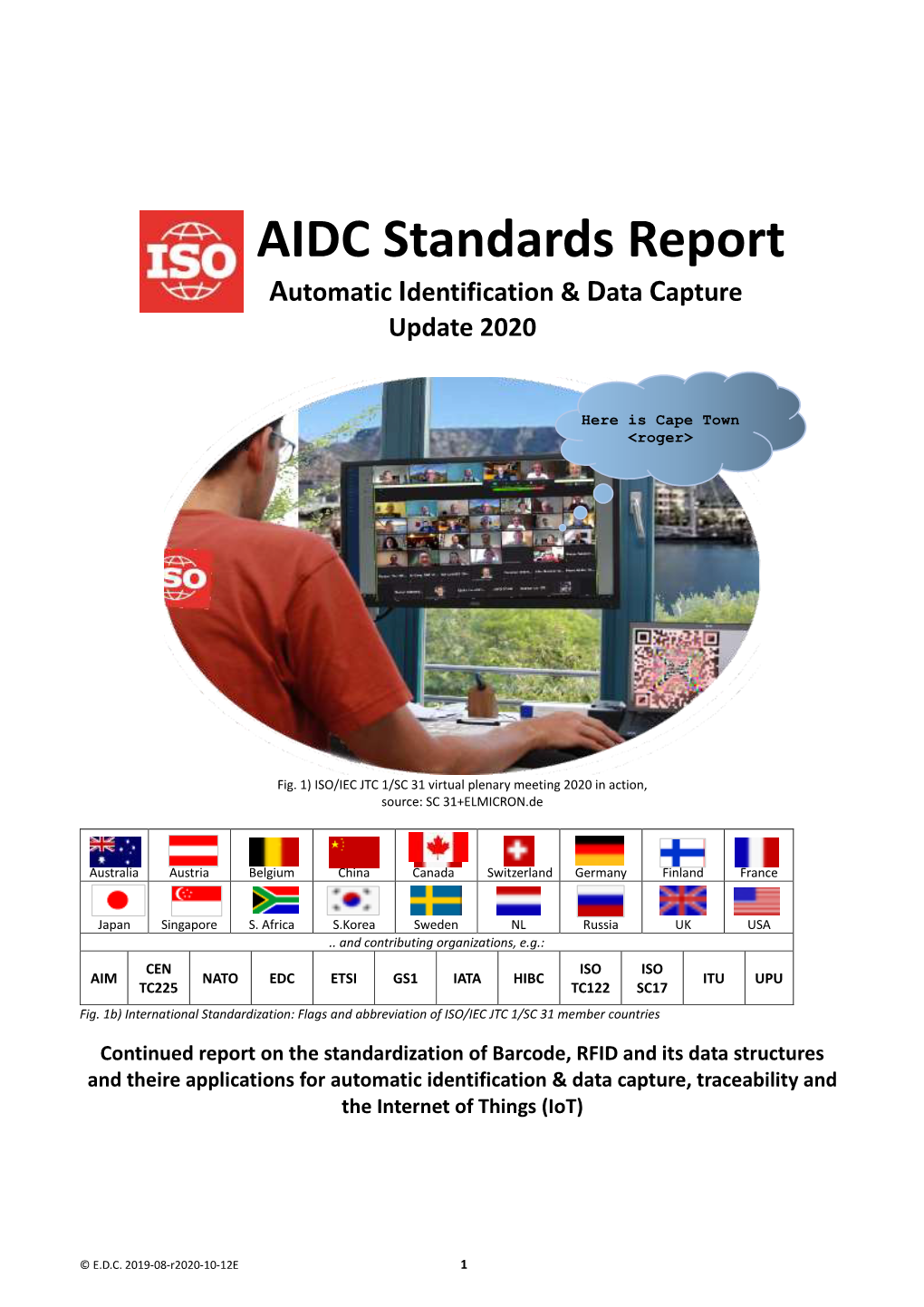 AIDC Standards Report Automatic Identification & Data Capture Update 2020