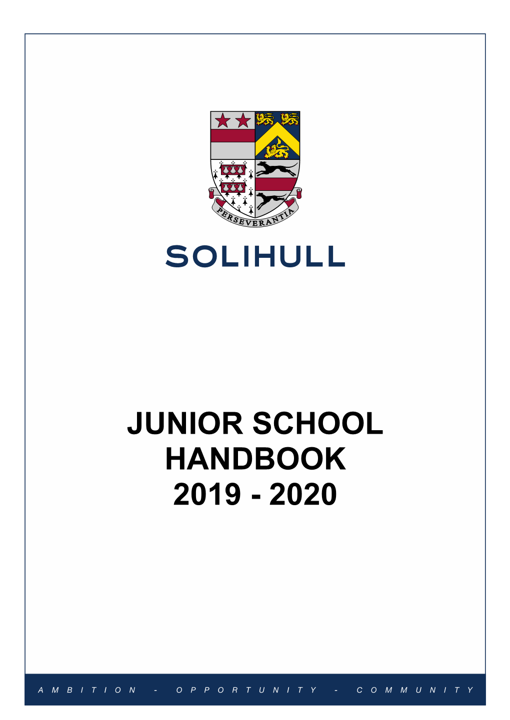 Solihull School Is to Maximise the Potential of All Pupils, Preparing Them for Adult Life As Happy, Charitable, Confident and Intelligent People