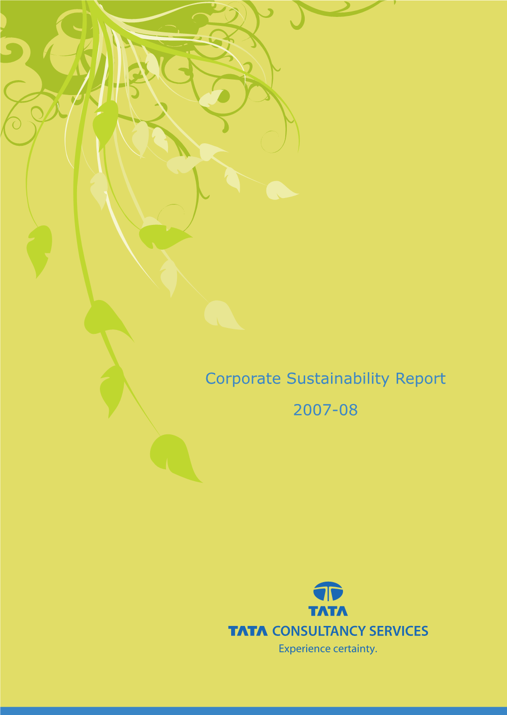 Corporate Sustainability Report 2007-08 Abbreviations and Acronyms Corporate Sustainability Report 2007-08 Abbreviations and Acronyms I Ii