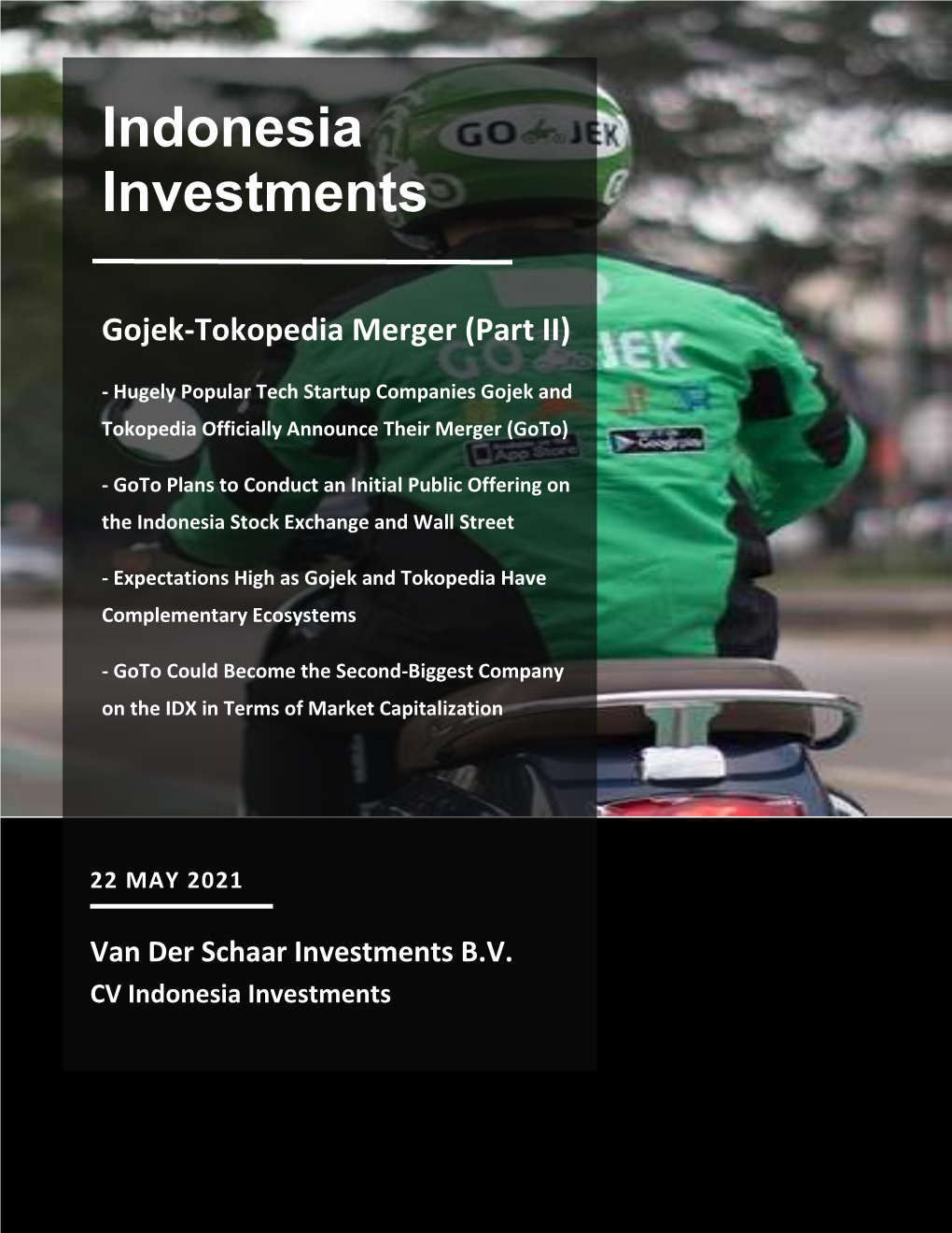 Gojek-Tokopedia Merger (Part II)