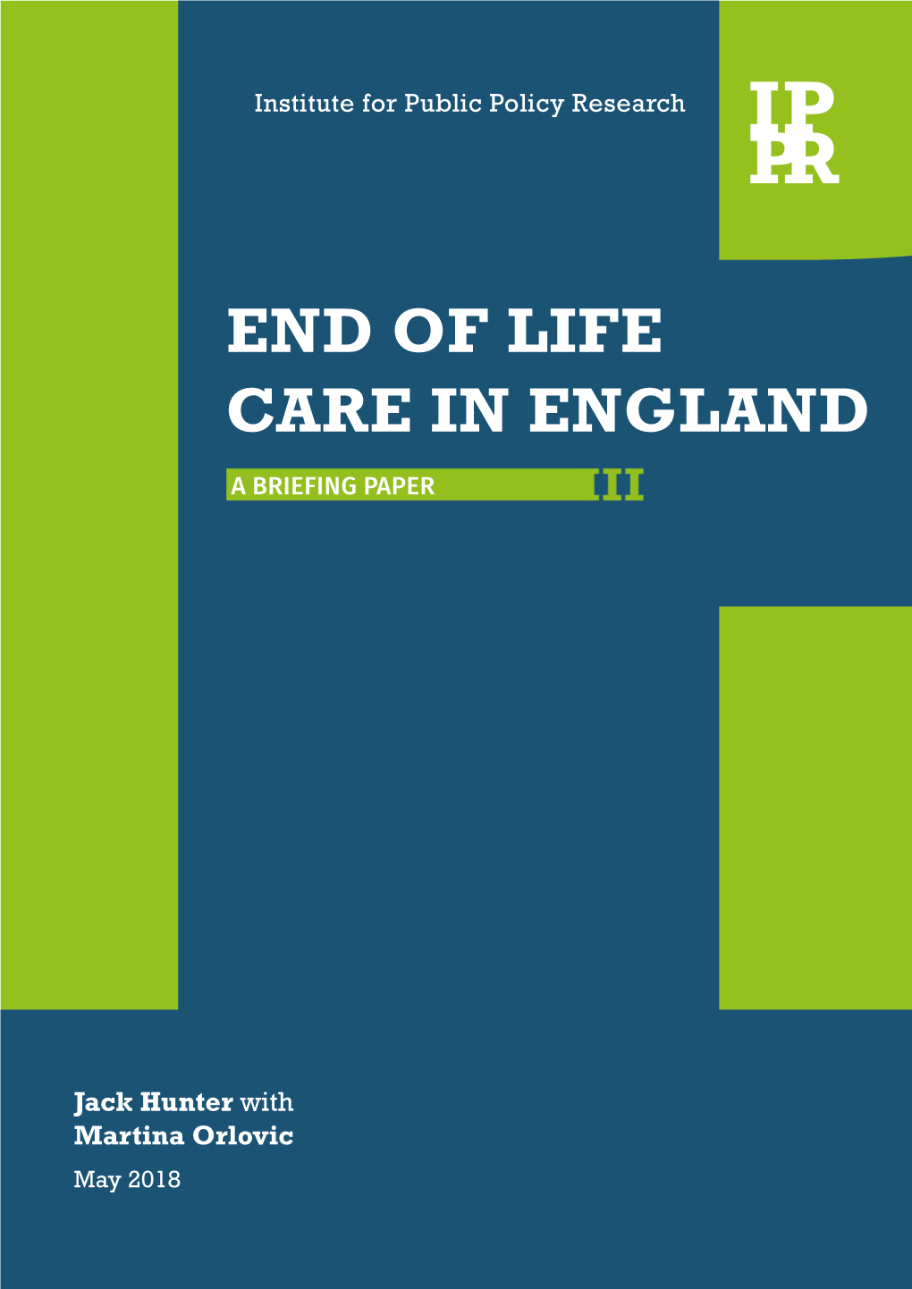 End of Life Care in England