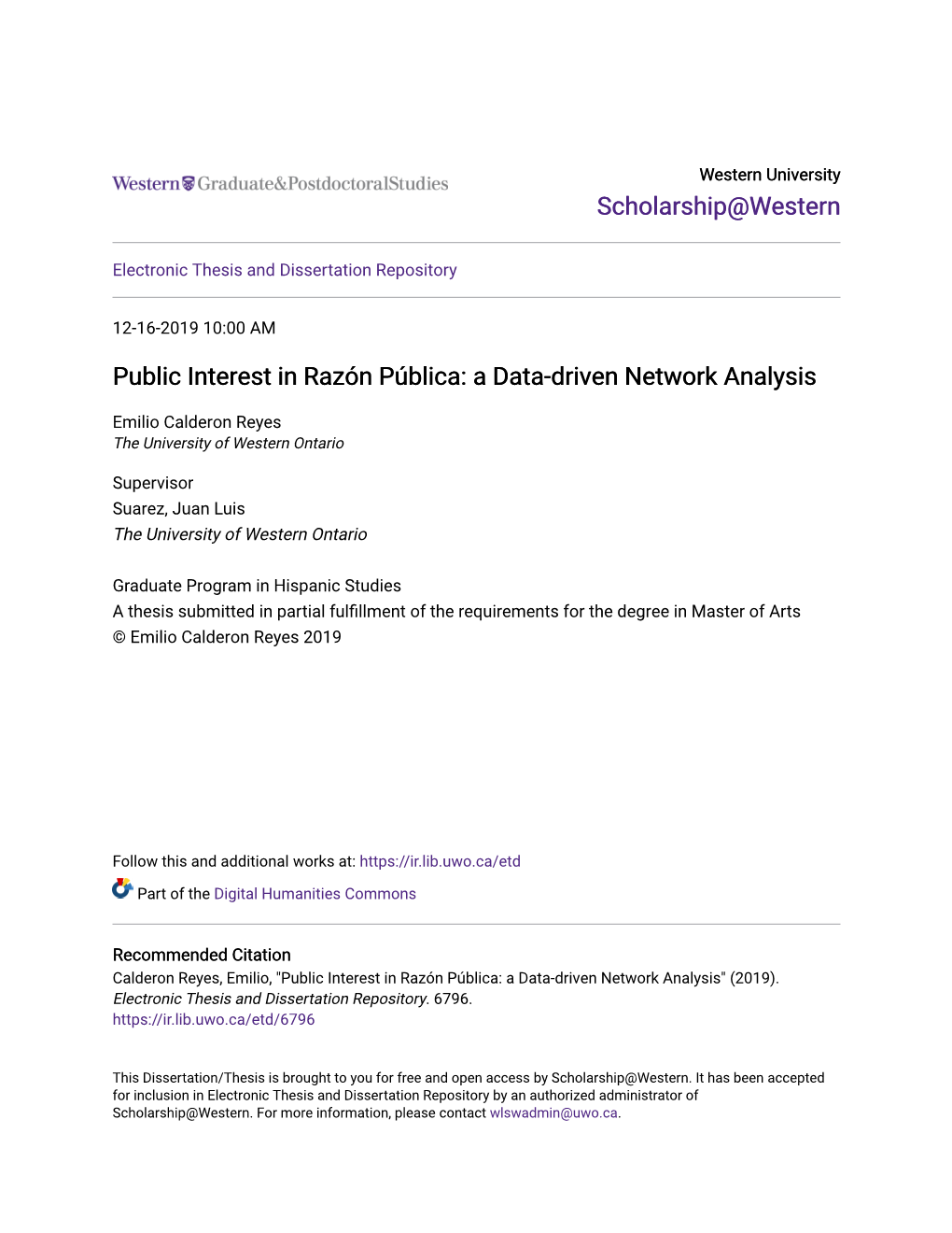 Public Interest in Razón Pública: a Data-Driven Network Analysis