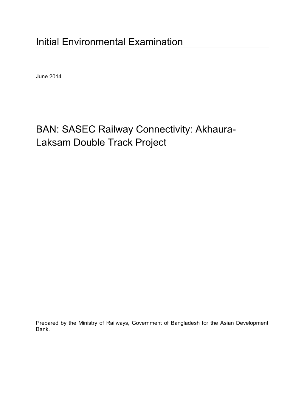 Akhaura-Laksam Double Track Project