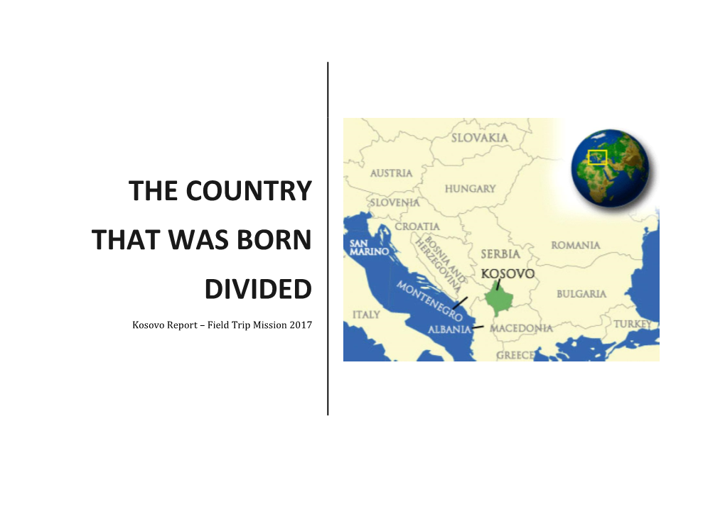 The Country That Was Born Divided