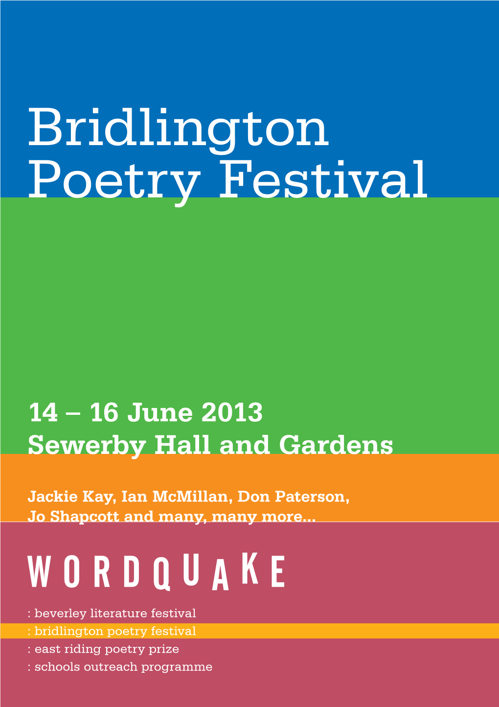 Bridlington Poetry Festival