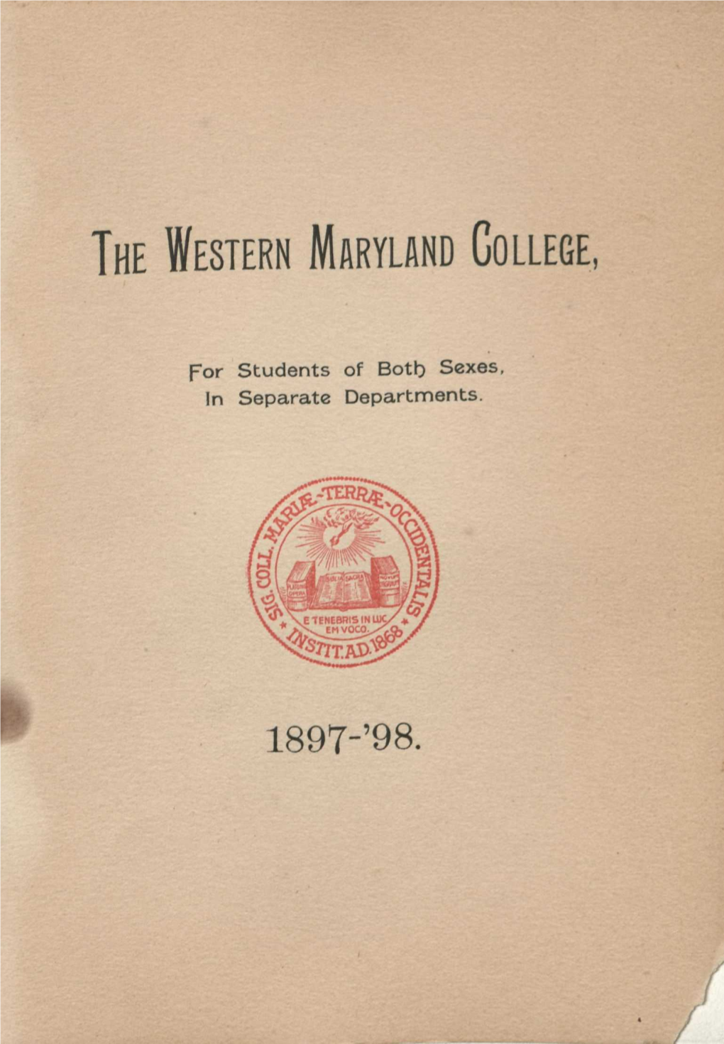 The Western Maryland College