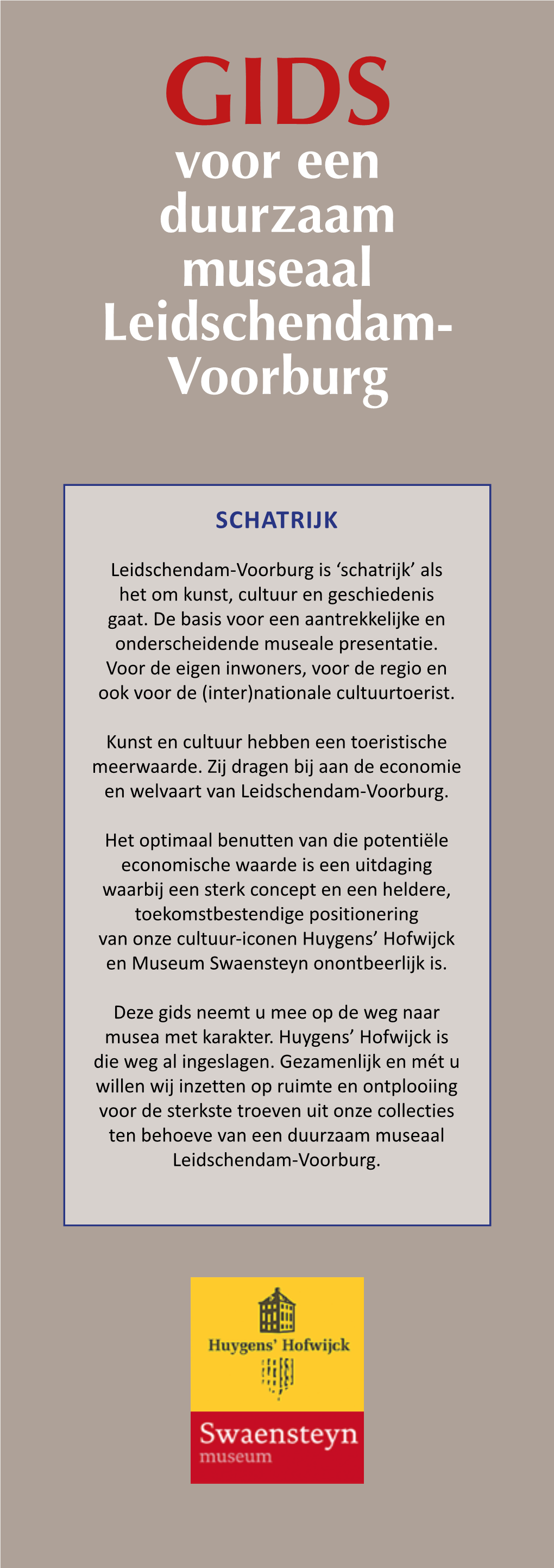 Gids Voor Een Duurzaam Museaal Leidschendam-Voorburg